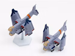 Rebuild of Evangelion SYUTO Tiny Scale UNAF Close Air Support VTOL Aircraft YAGR-3B 1/350 Scale Model Kit