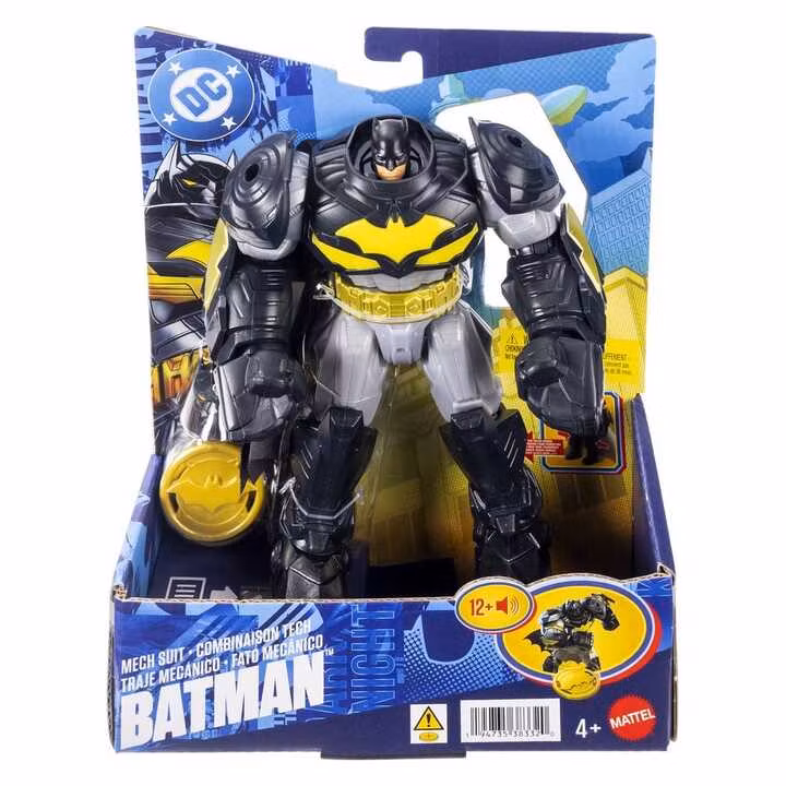 DC Premier Action Figure with Sound & Light Mecha Suit Batman