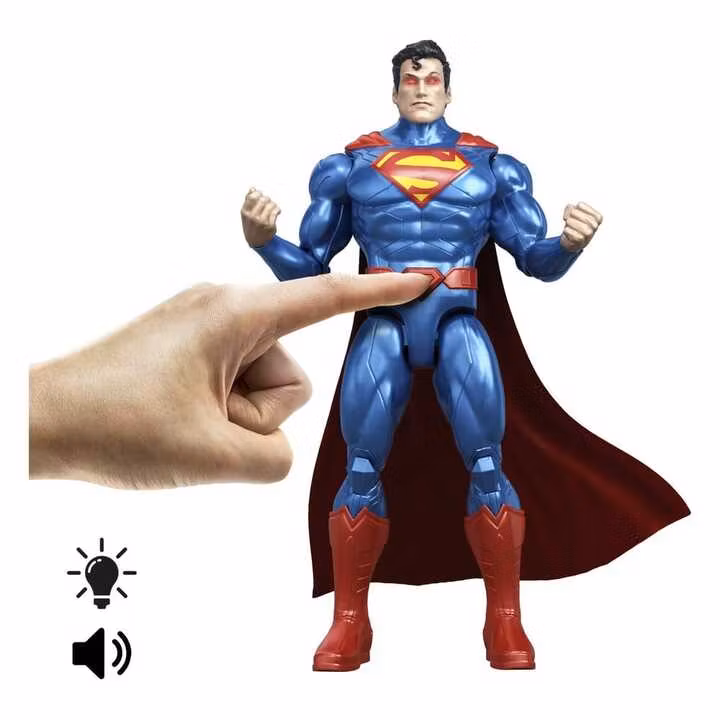 DC Premier Action Figure with Sound & Light Heat Vision Superman