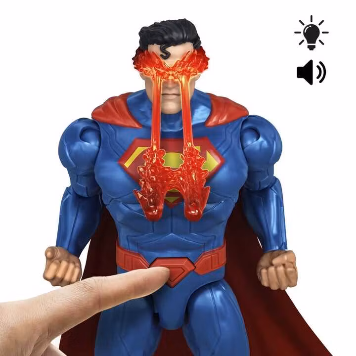 DC Premier Action Figure with Sound & Light Heat Vision Superman