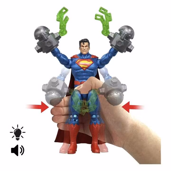 DC Premier Action Figure with Sound & Light Heat Vision Superman