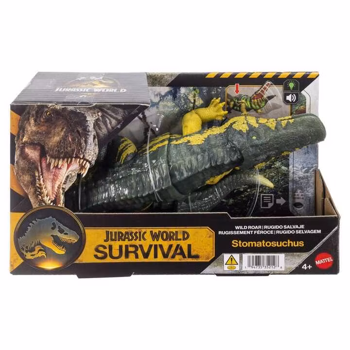 Jurassic World: Survival Action Figure Wild Roar Stomatosuchus