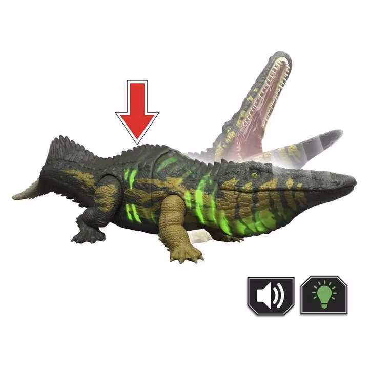 Jurassic World: Survival Action Figure Wild Roar Stomatosuchus