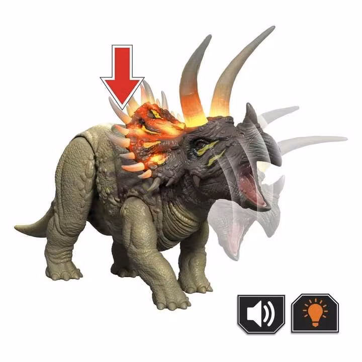 Jurassic World: Survival Action Figure Wild Roar Triceratops
