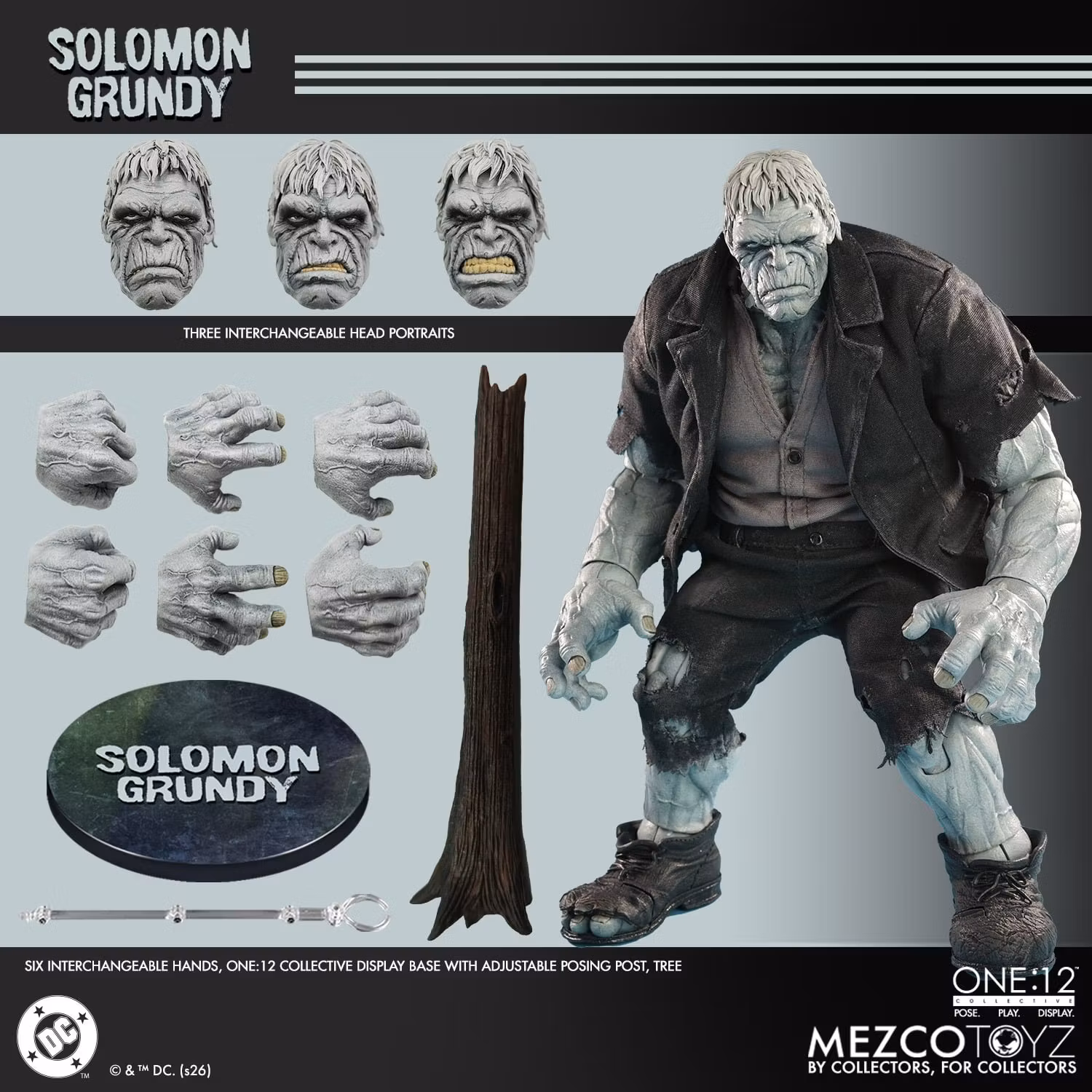 DC Comics One:12 Collective Solomon Grundy Action Figure