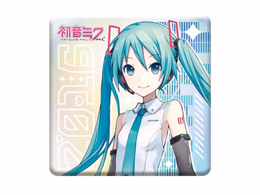 Hatsune Miku Holographic Badge V4X 10th Anniversary Rainbow Limited Edition