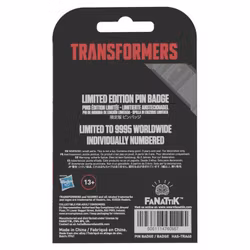 Transformers Pin Badge The Movie 40th Anniversary Unicron Limited Edition