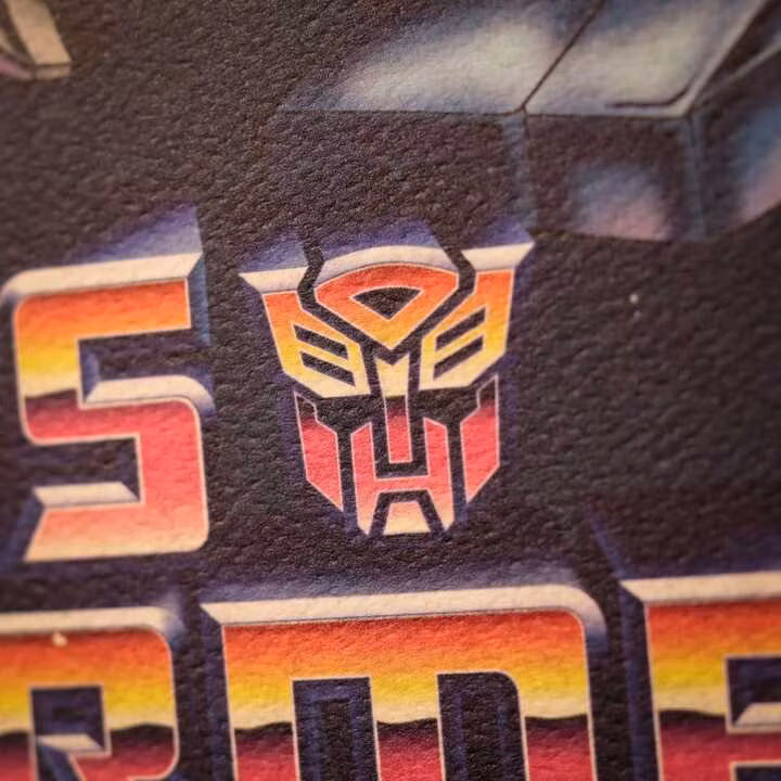 Transformers Art Print The Movie 40th Anniversary Limited Edition