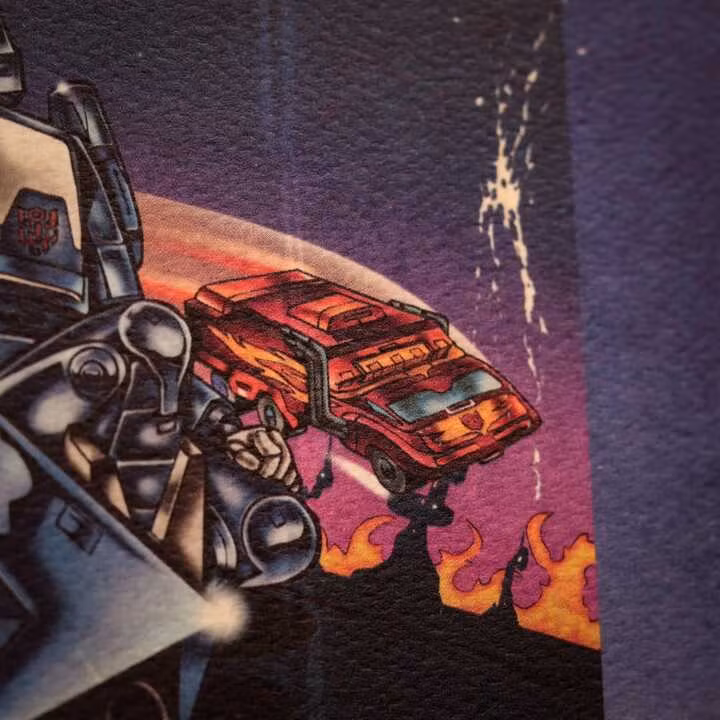 Transformers Art Print The Movie 40th Anniversary Limited Edition