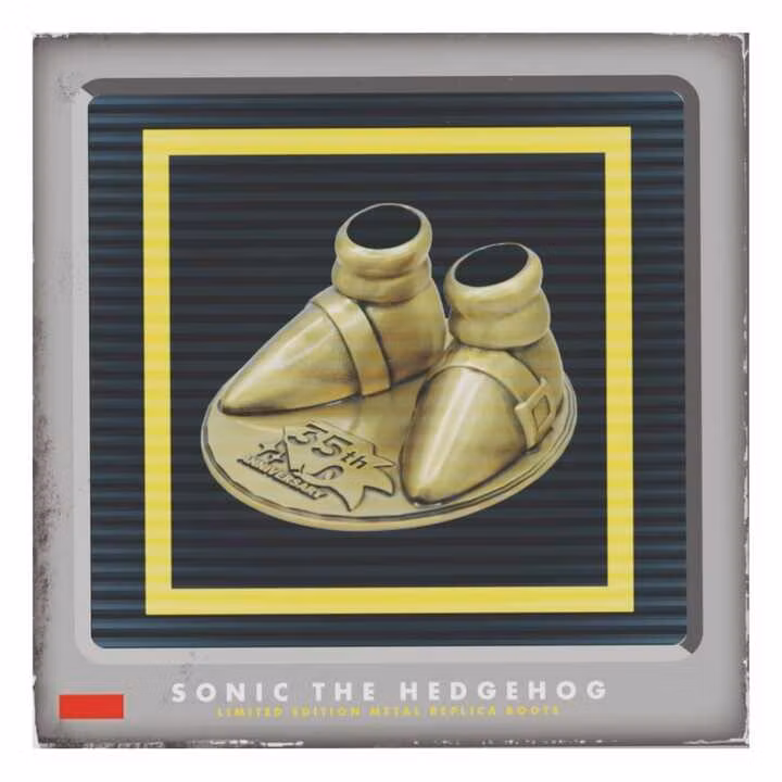 Sonic the Hedgehog Replica 35th Anniversary Metal Boot Limited Edition