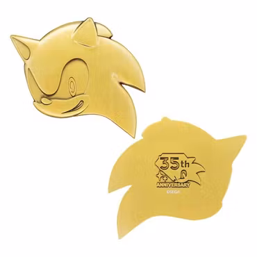 Sonic the Hedgehog Medallion Set 35th Anniversary Then & Now Limited Edition