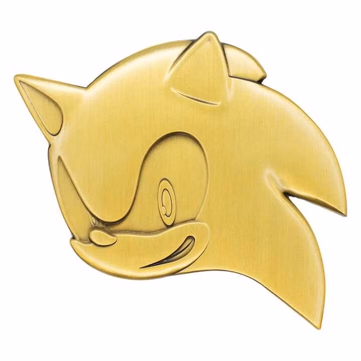 Sonic the Hedgehog Medallion Set 35th Anniversary Then & Now Limited Edition