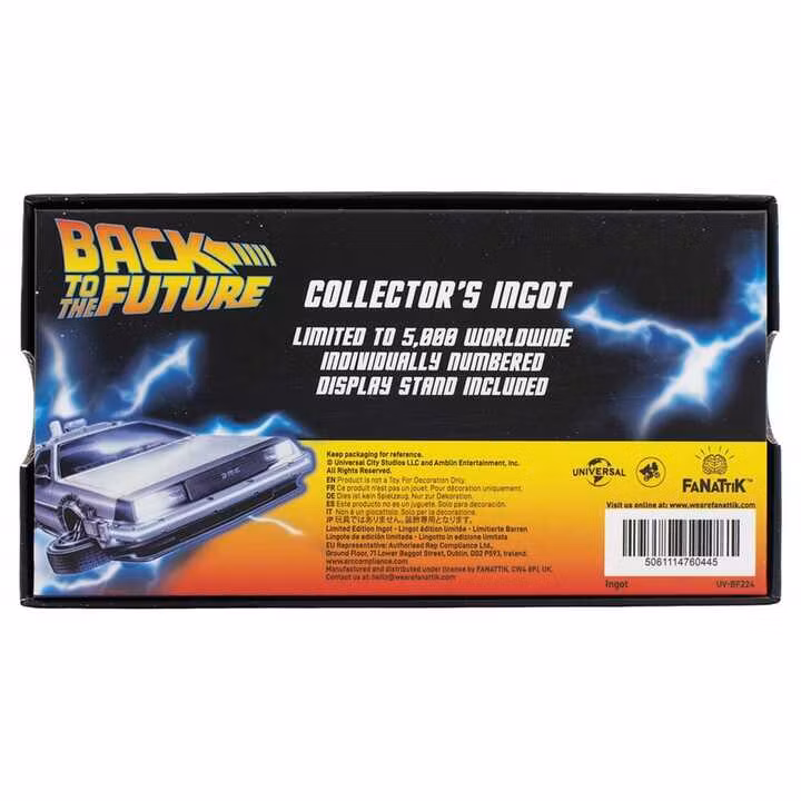 Back to the Future Ingot Stained Glass-Style Limited Edition