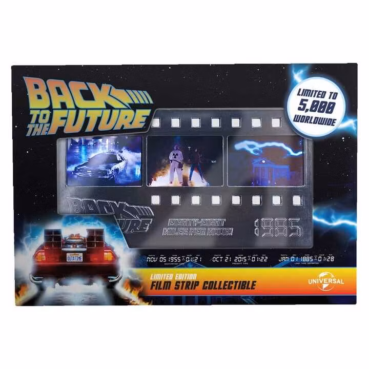 Back to the Future Ingot Metal Film Strip Collectible Limited Edition