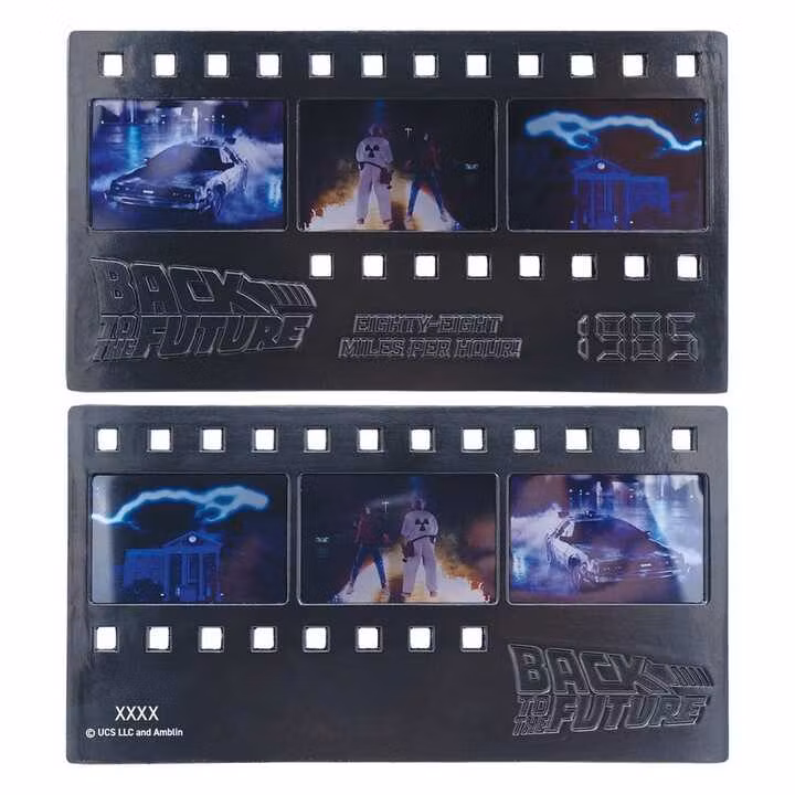 Back to the Future Ingot Metal Film Strip Collectible Limited Edition