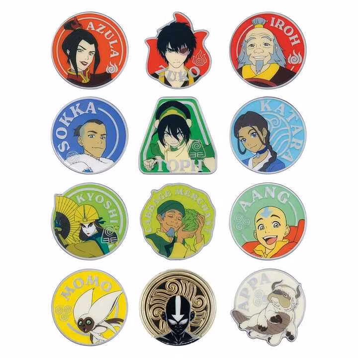 Avatar: The Last Airbender Mystery Pin Badges Blind Box Display (12)