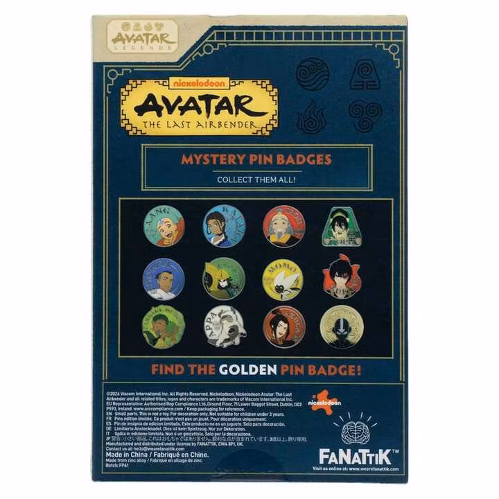 Avatar: The Last Airbender Mystery Pin Badges Blind Box Display (12)