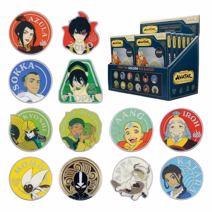 Avatar: The Last Airbender Mystery Pin Badges Blind Box Display (12)