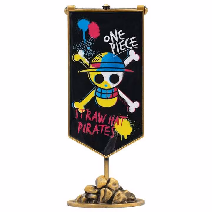 One Piece Replica Straw Hat Pirates Metal Banner
