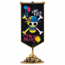 One Piece Replica Straw Hat Pirates Metal Banner