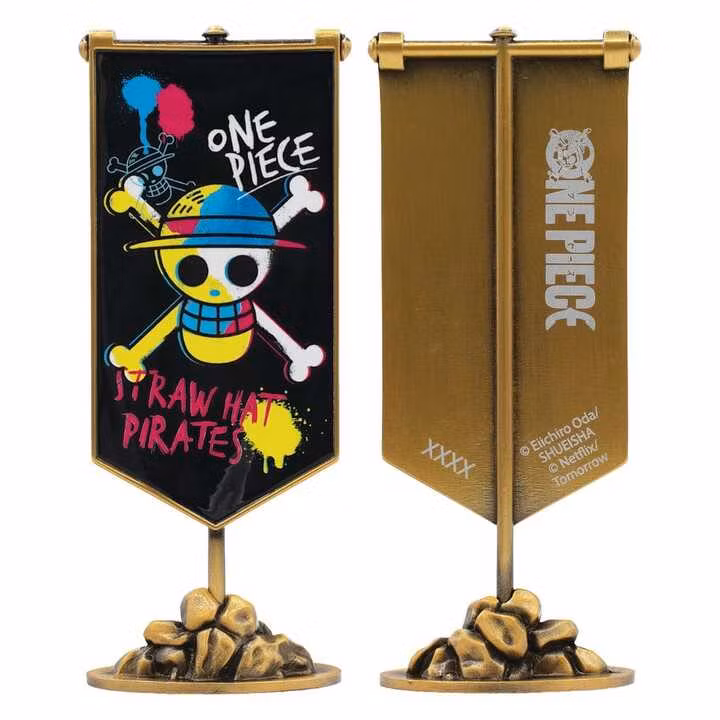 One Piece Replica Straw Hat Pirates Metal Banner