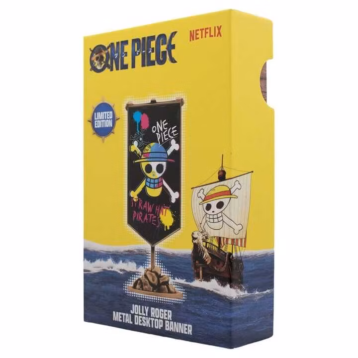 One Piece Replica Straw Hat Pirates Metal Banner