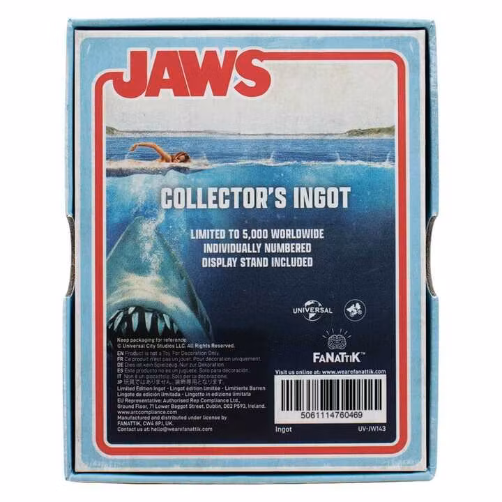 Jaws Ingot Stained Glass-Style Limited Edition