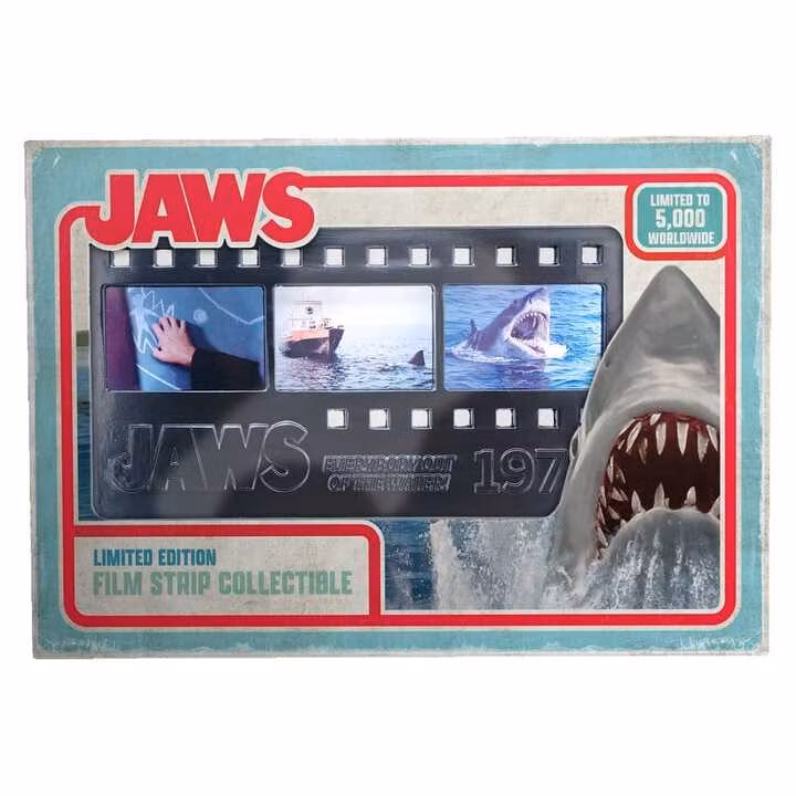Jaws Ingot Metal Film Strip Collectible Limited Edition
