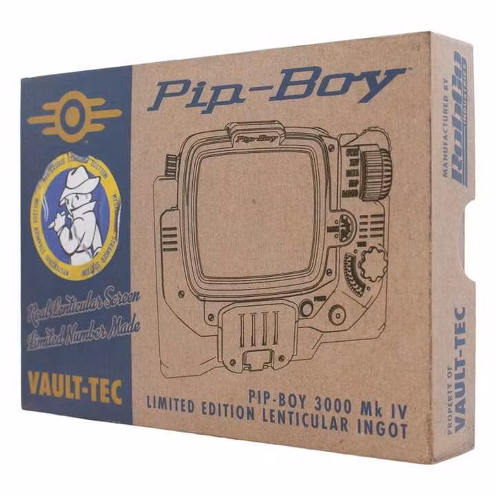 Fallout Ingot Pip-Boy Limited Edition Lenticular Mysterious Stranger Variant