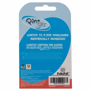 Pingu Pin Badge Headphones Limited Edition