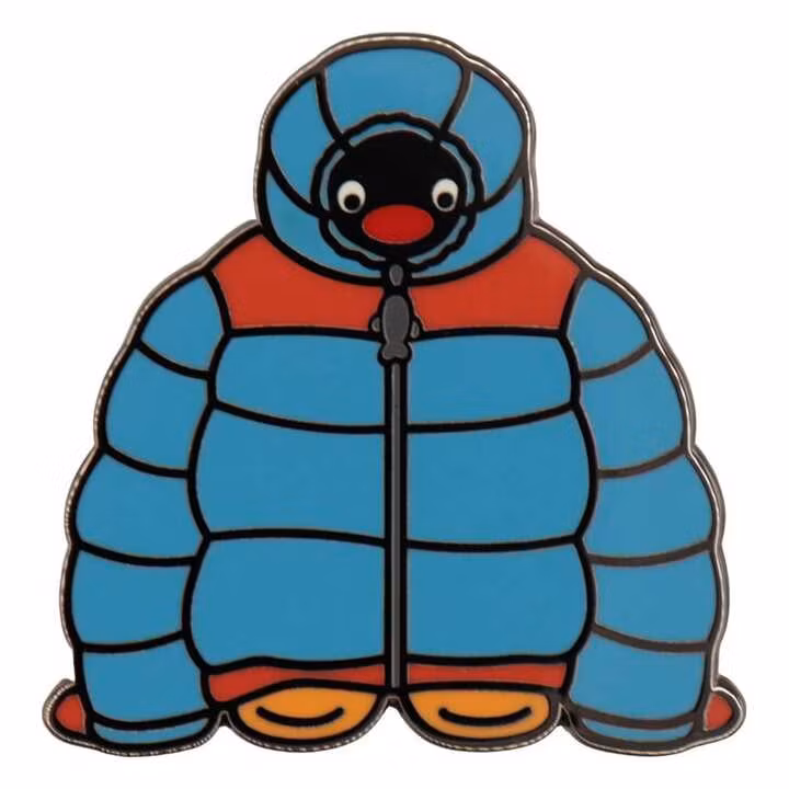 Pingu Mystery Pin Badges Blind Box Display (12)