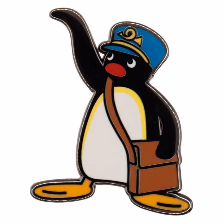 Pingu Mystery Pin Badges Blind Box Display (12)