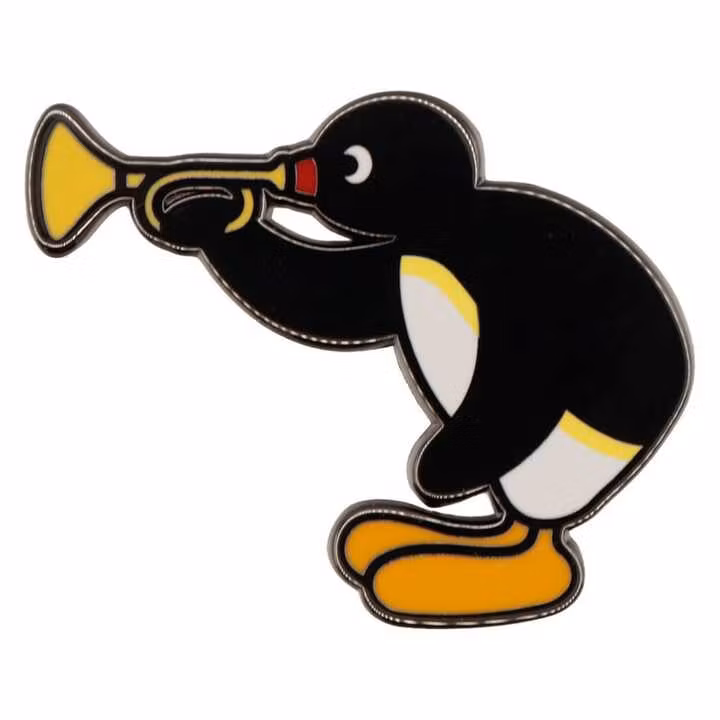 Pingu Mystery Pin Badges Blind Box Display (12)