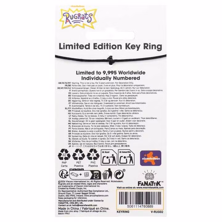 Rugrats Limited Edition 35th Anniversary Keyring