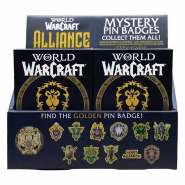 World of Warcraft Alliance Pin Badges Blind Box Display (12)