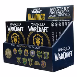 World of Warcraft Alliance Pin Badges Blind Box Display (12)