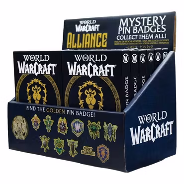 World of Warcraft Alliance Pin Badges Blind Box Display (12)