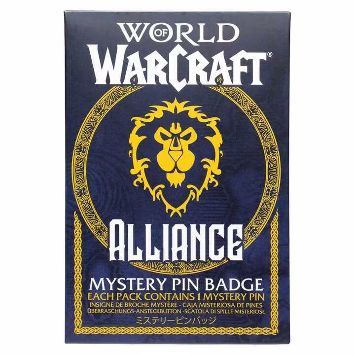 World of Warcraft Alliance Pin Badges Blind Box Display (12)