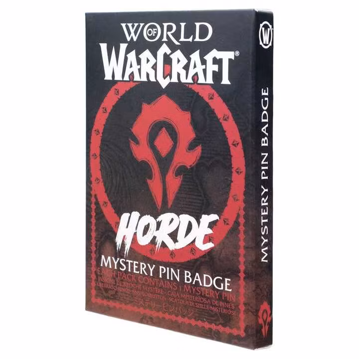 World of Warcraft Mystery Pin Badges Horde Blind Box Display (12)