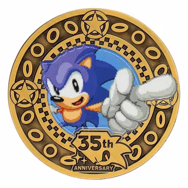 Sonic the Hedgehog Collectable Coin 35th Anniversary Limited Edition