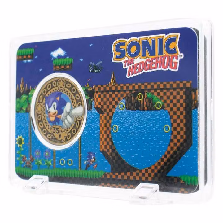 Sonic the Hedgehog Collectable Coin 35th Anniversary Limited Edition