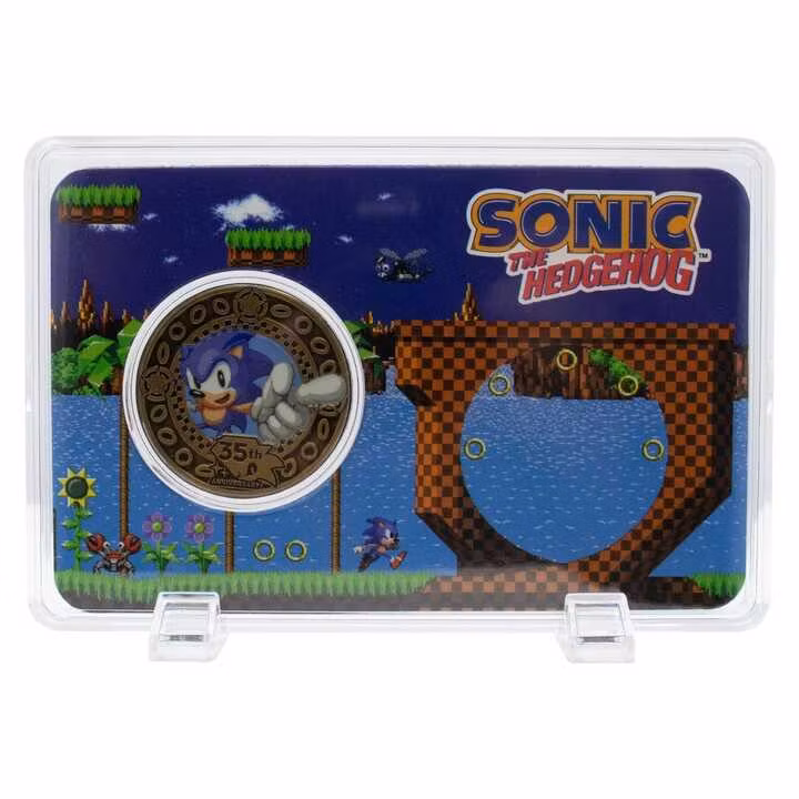 Sonic the Hedgehog Collectable Coin 35th Anniversary Limited Edition