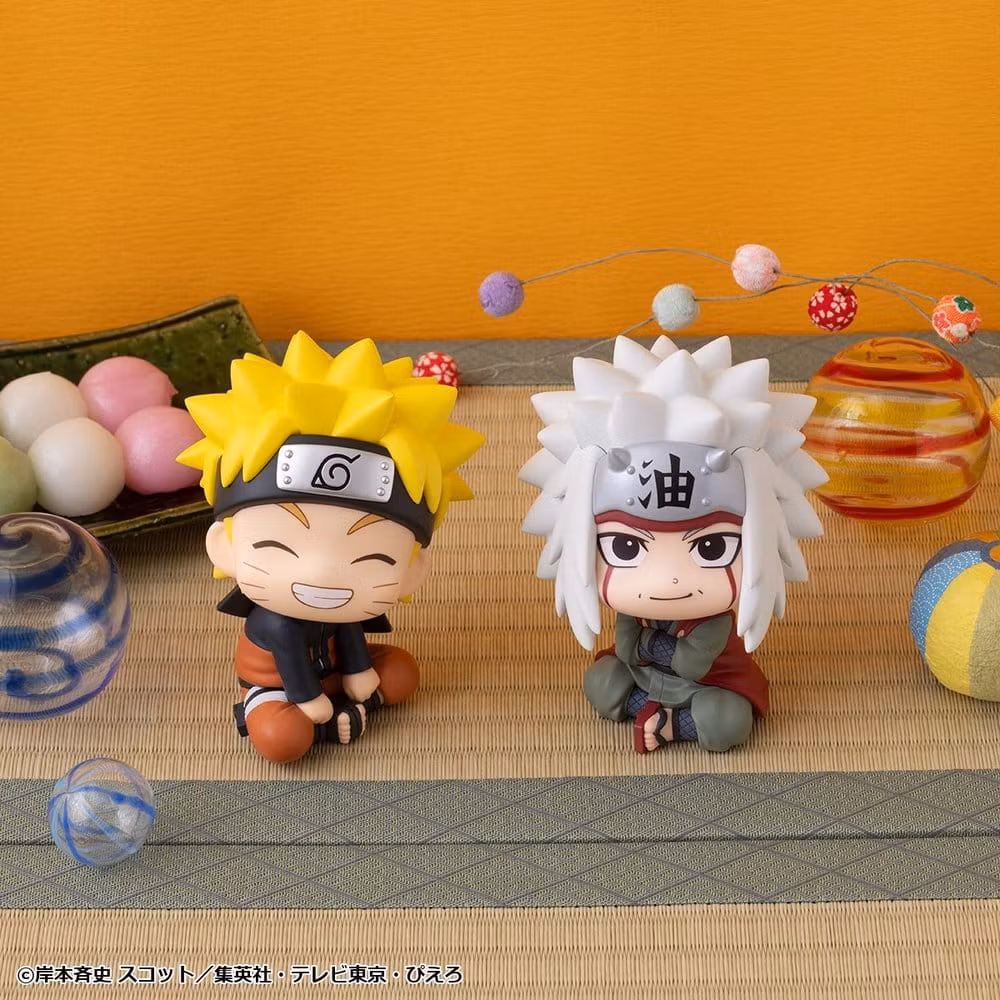 Naruto: Shippuden Look Up Series Naruto Uzumaki (Smile Ver.) & Jiraiya (With Gift)