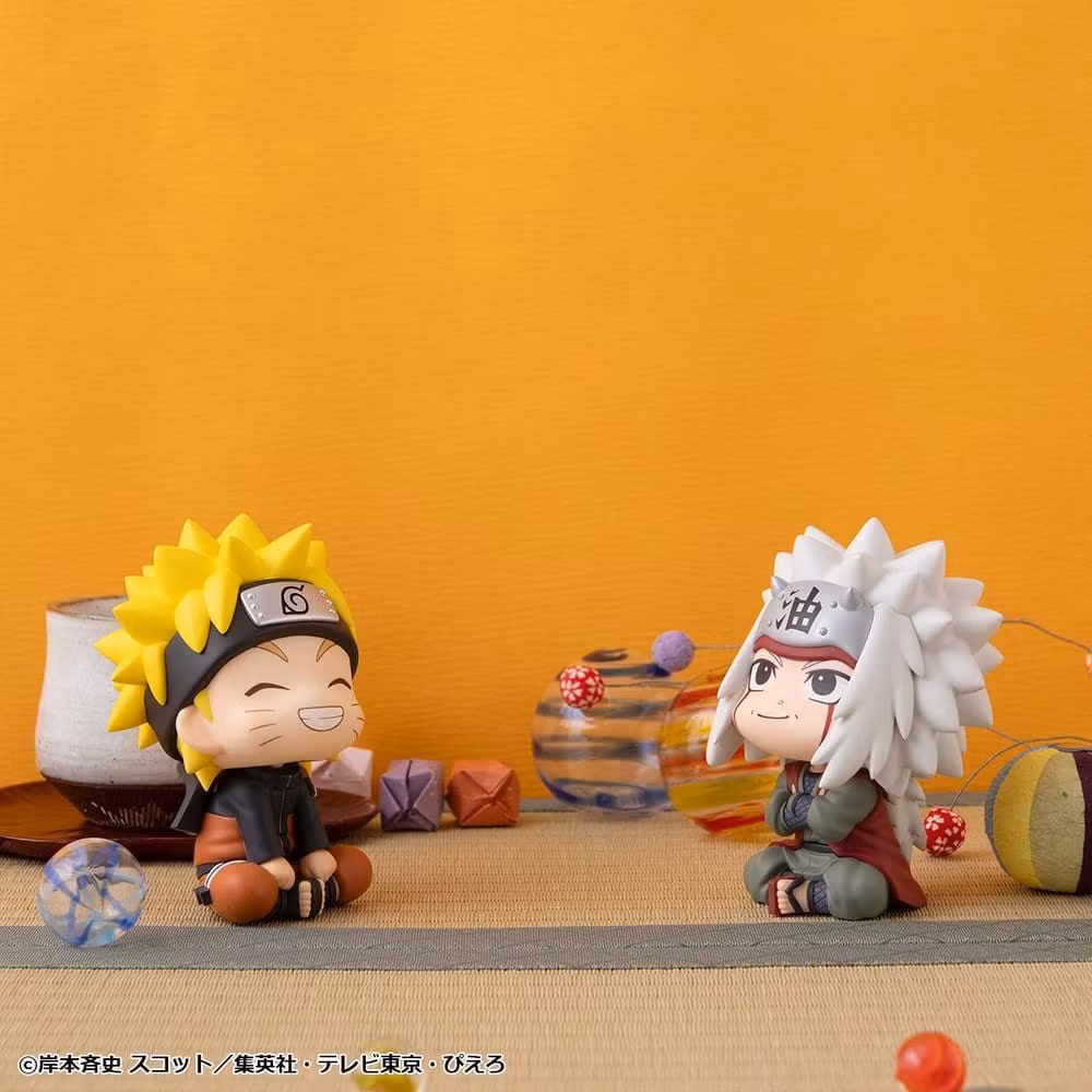 Naruto: Shippuden Look Up Series Naruto Uzumaki (Smile Ver.) & Jiraiya (With Gift)