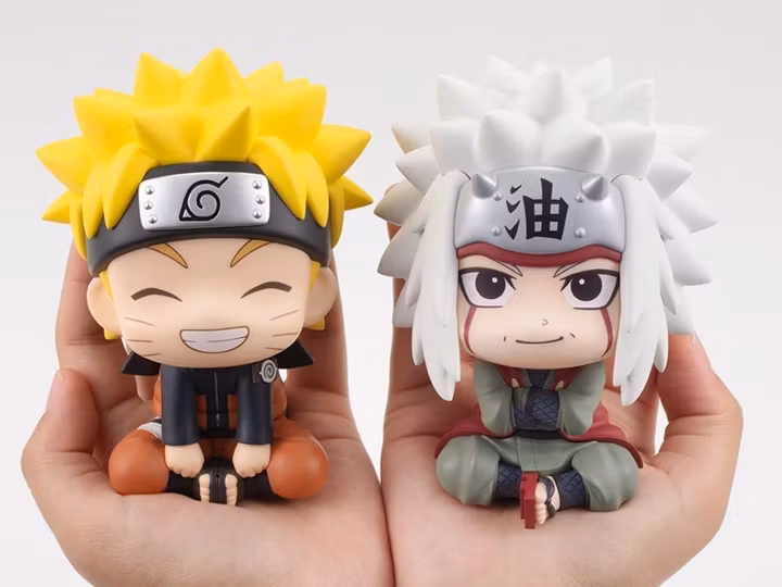 Naruto: Shippuden Look Up Series Naruto Uzumaki (Smile Ver.) & Jiraiya (With Gift)
