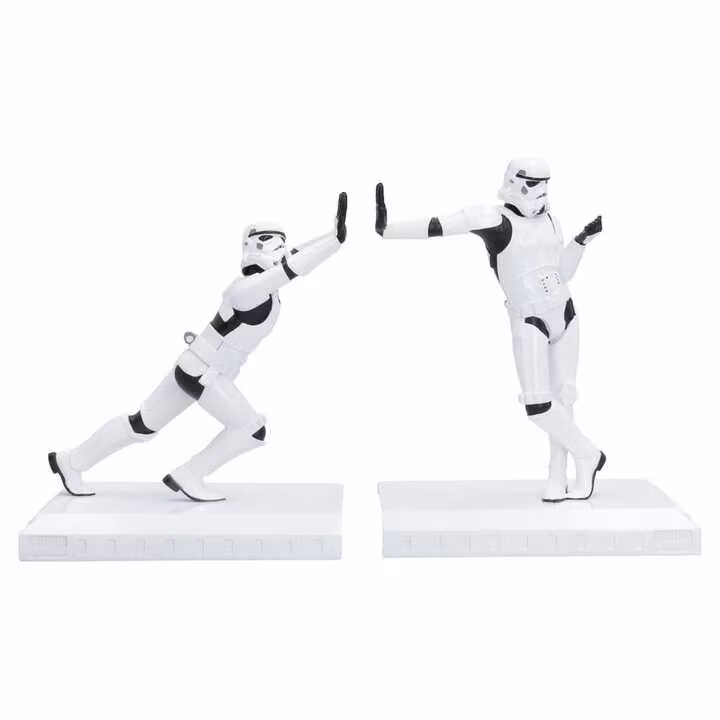 Star Wars Stormtrooper Bookends Working Hard Hardly Working