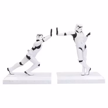 Star Wars Stormtrooper Bookends Working Hard Hardly Working