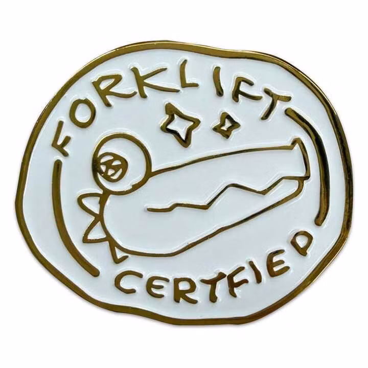 Crashout Crew Pin Badge Forklift Certified