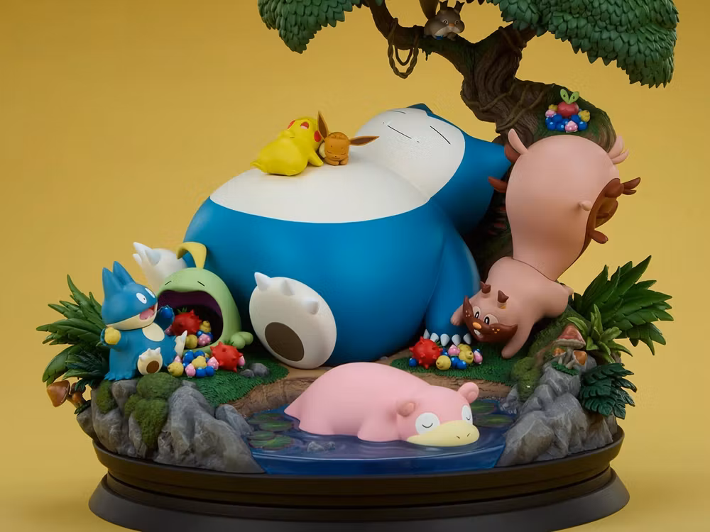 Pokemon Snorlax Diorama