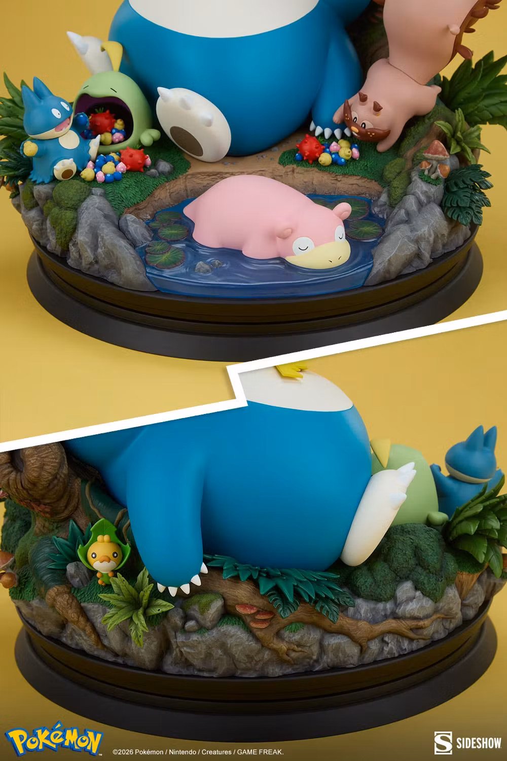 Pokemon Snorlax Diorama